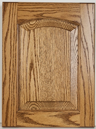 Oak Raised Panel Arched Upper