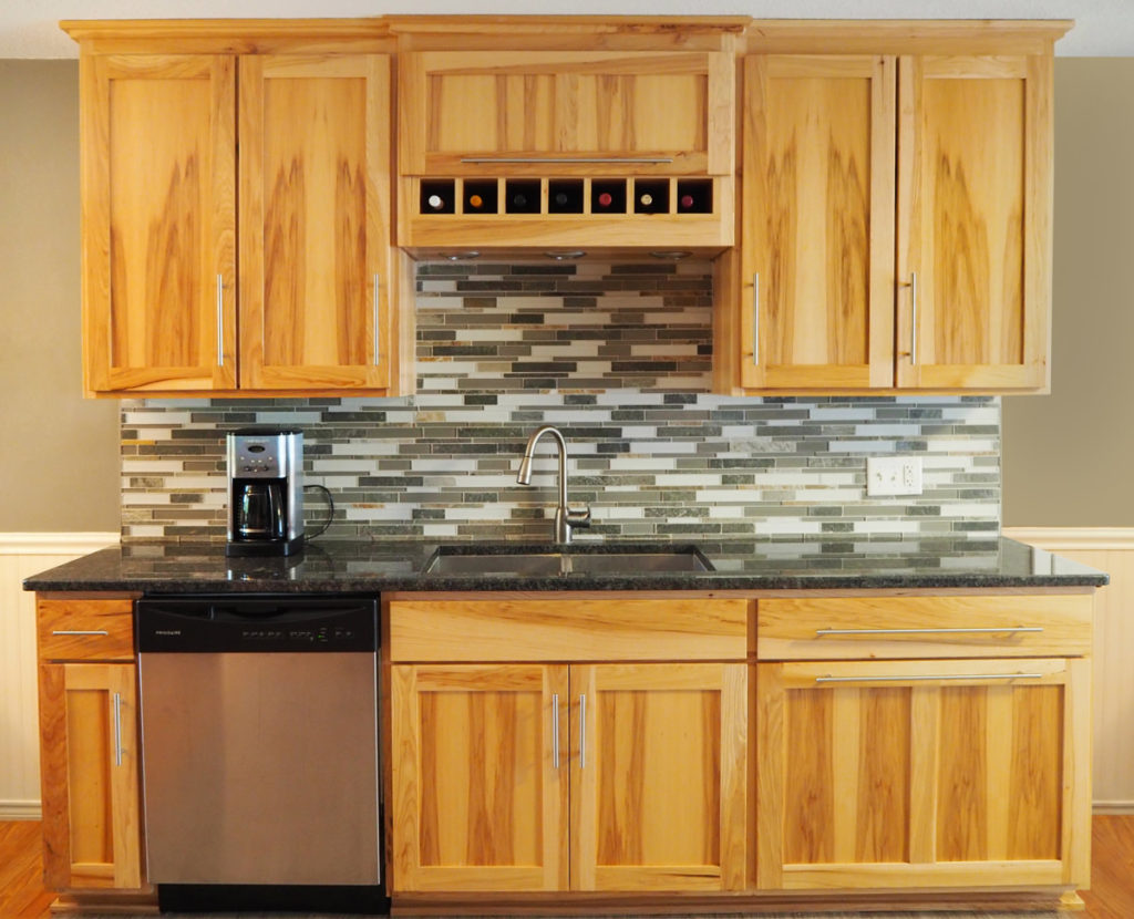 Hickory Shaker Custom Cabinets Granite Countertops