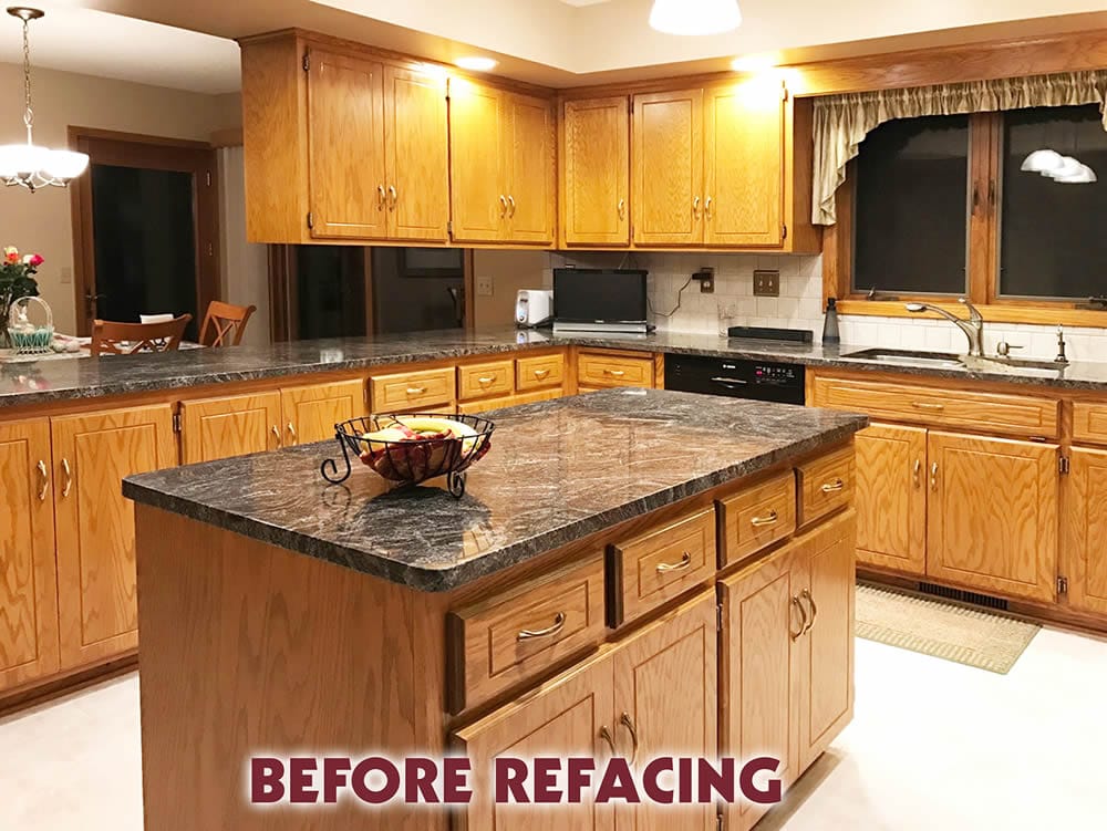 jewel cabinet refacing kitchen before refacing